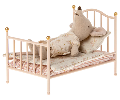 Maileg - Mouse - Vintage Bed - Rose