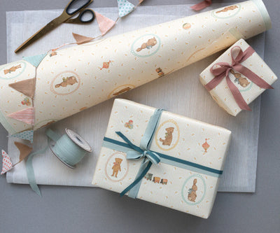 Maileg, Gift Wrap, Bunnies and Teddies, 10m