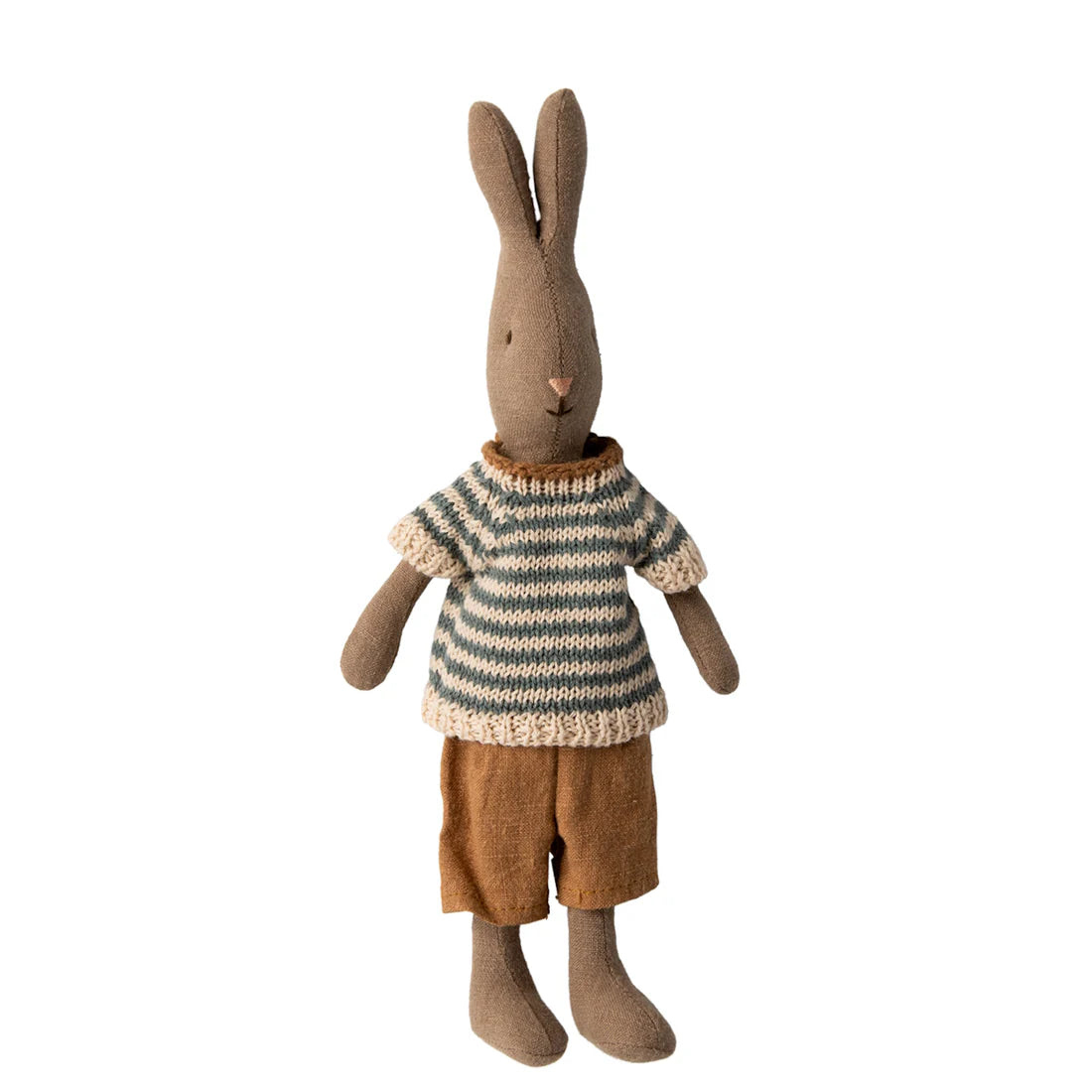 Maileg Rabbit Size 1 Brown Shirt and Shorts