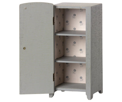 Maileg, Miniature Closet, Grey Mint