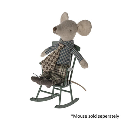 Maileg, Rocking Chair, Mouse, Dark Green