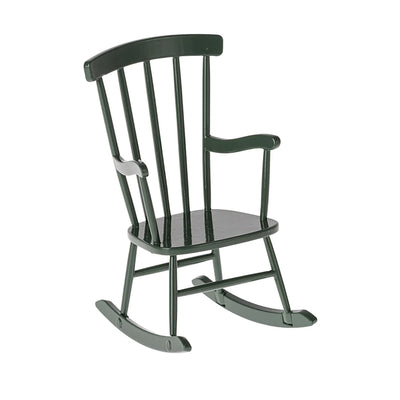 Maileg, Rocking Chair, Mouse, Dark Green