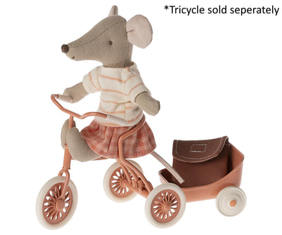 Maileg, Tricycle Mouse Big Sister Coral 2024