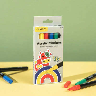 Crateit Markers 1mm 6pk