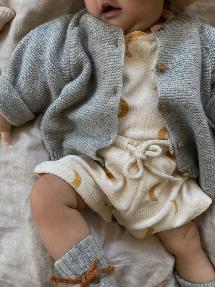 Baby Wool Cardigan Feather