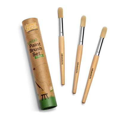 HONEYSTICKS JUMBO PAINTBRUSH SET 3-PACK