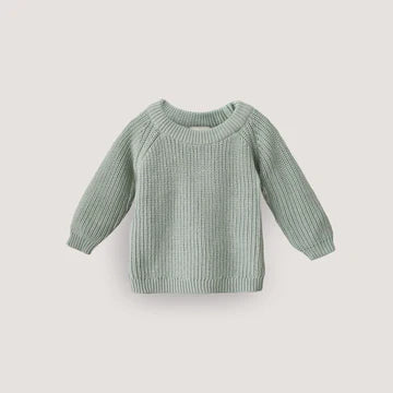 Chunky Knit Sweater Light Mint