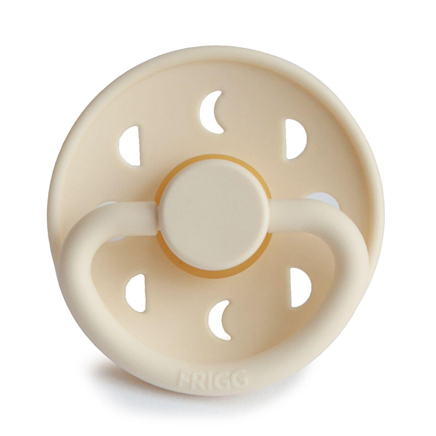 FRIGG Moon Phase Natural Rubber Pacifier (Cream) - Pudgy Fingers