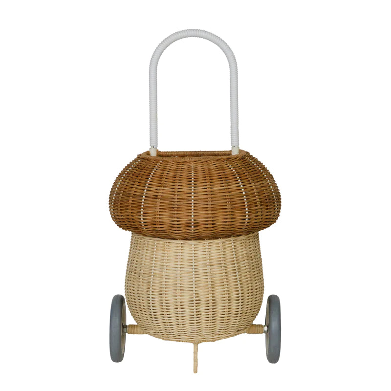 Rattan Mushroom Luggy Natural