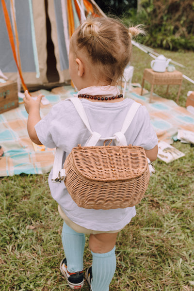 Mini Chari Rattan Bag Natural