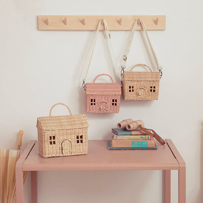 Rattan Casa Clutch Straw