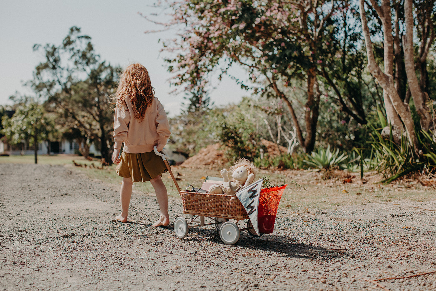 Rattan Wonder Wagon Natural