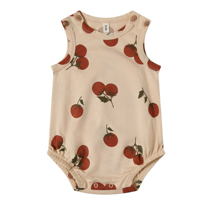 Tomato Sleeveless Bodysuit