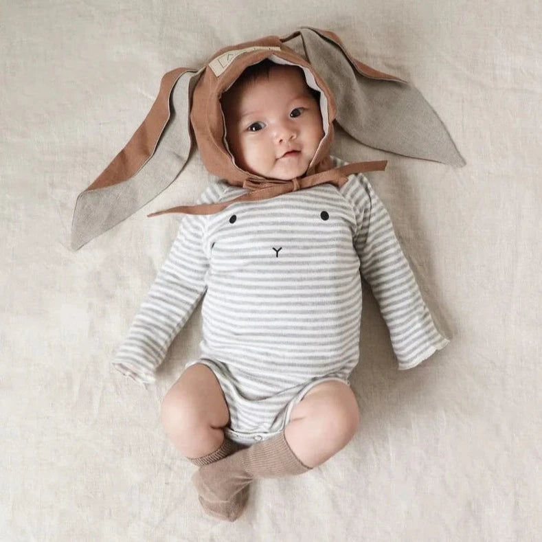 Stripy Bunny Bodysuit