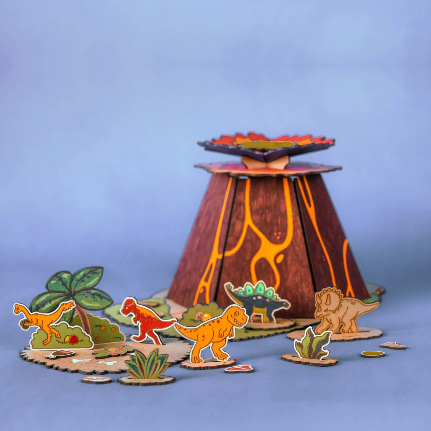 Crateit Volcano Escape Wooden Toy