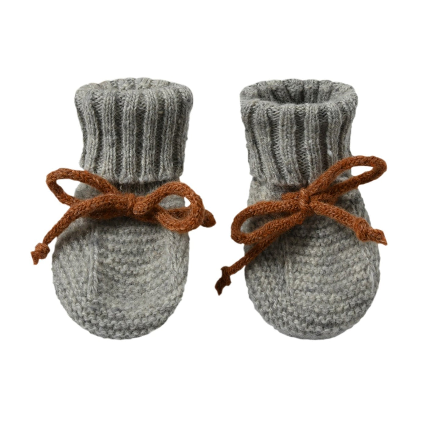 Baby Wool Booties Feather