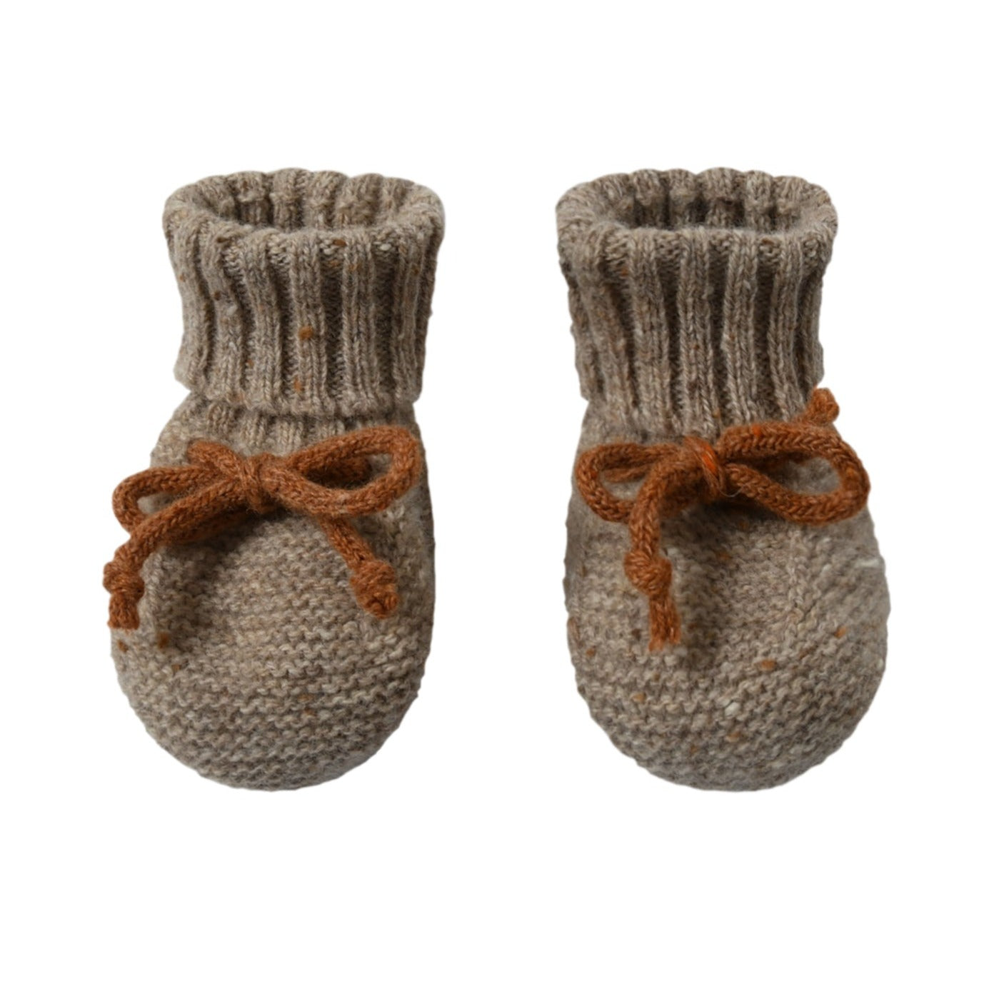 Baby Wool Booties Oatmeal