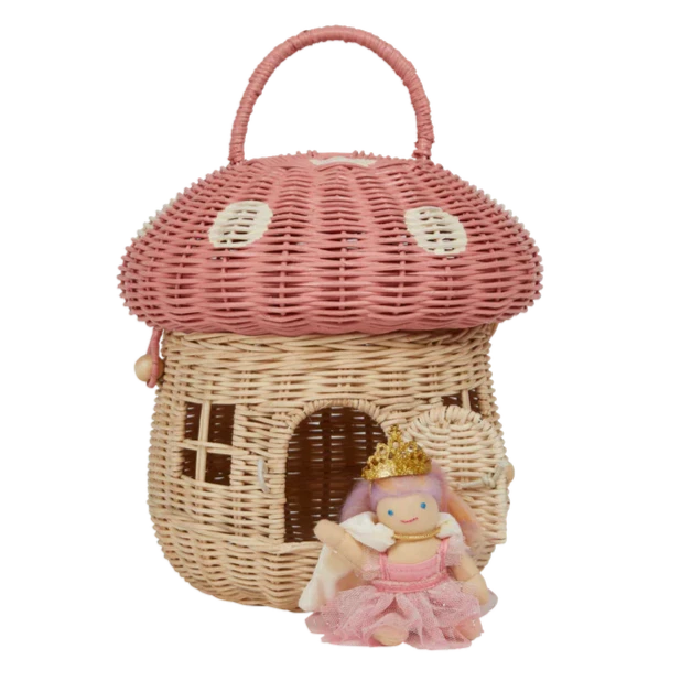 Rattan Mushroom Basket Musk