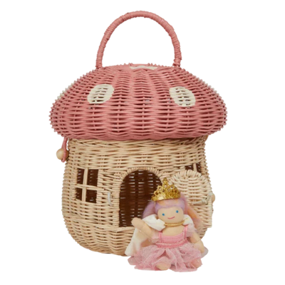 Rattan Mushroom Basket Musk