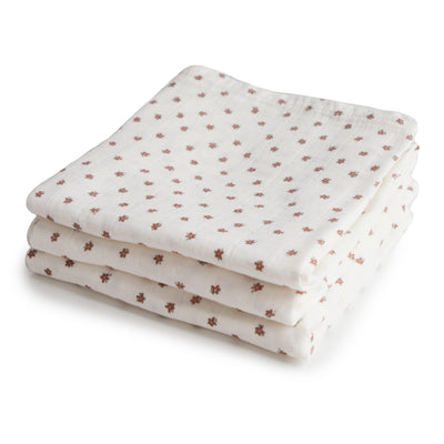 Muslin Cloth 3-pack Bloom - Pudgy Fingers