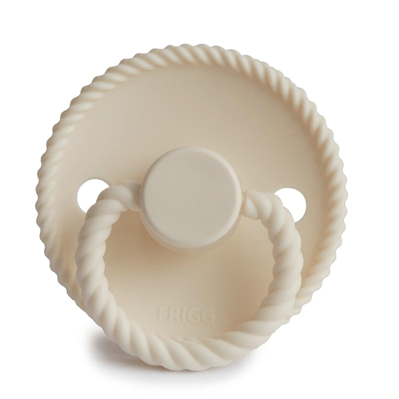 FRIGG Rope Silicone Pacifier (Cream) - Pudgy Fingers