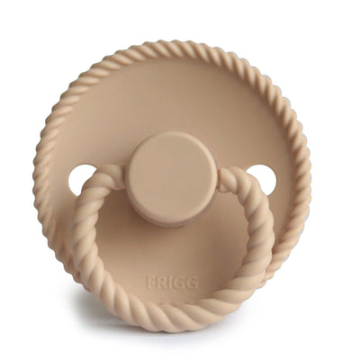 FRIGG Rope Silicone Pacifier (Croissant) - Pudgy Fingers