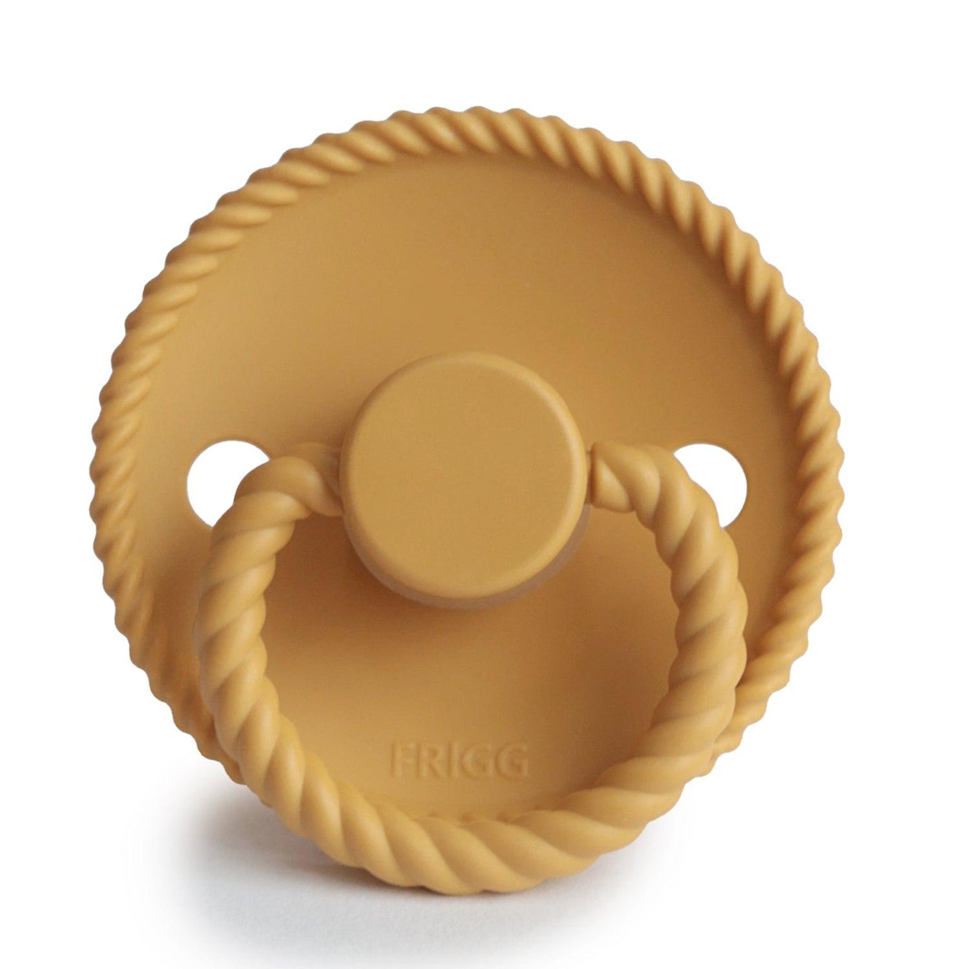 FRIGG Rope Silicone Pacifier (Honey Gold) - Pudgy Fingers