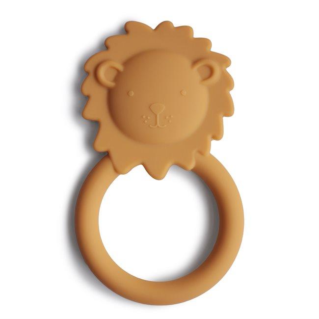 Teether Lion - Soft Yellow - Pudgy Fingers