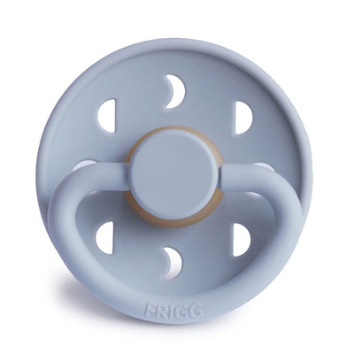 FRIGG Moon Phase Natural Rubber Pacifier (Powder Blue) - Pudgy Fingers