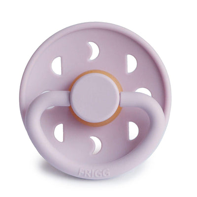 FRIGG Moon Phase Natural Rubber Pacifier (Soft Lilac) - Pudgy Fingers