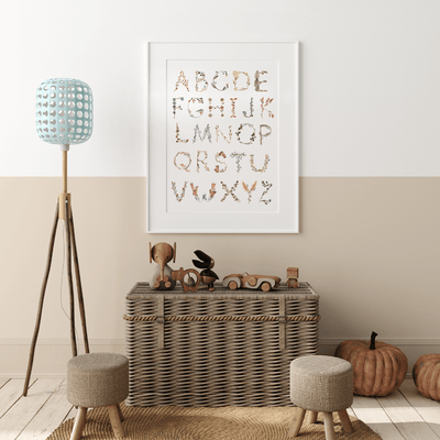 Mushie International Alphabet Poster - Pudgy Fingers