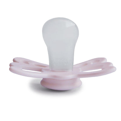 FRIGG Anatomical Butterfly Silicone Pacifier (White Lilac) - Pudgy Fingers