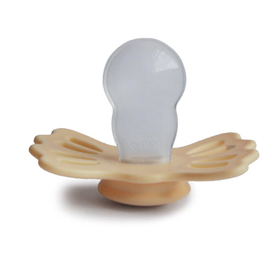 FRIGG Symmetrical Lucky Silicone Pacifier (Pale Daffodil) - Pudgy Fingers