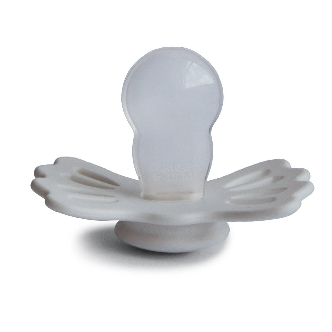 FRIGG Symmetrical Lucky Silicone Pacifier (Silver Grey) - Pudgy Fingers